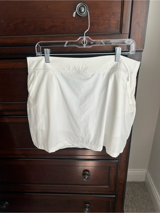 Calvin Klein Pants - Calvin Klein White Athletic Skort with Built-In Shorts
